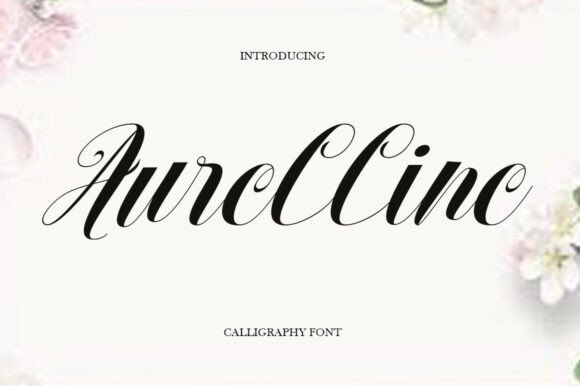 Aurelline Font: Elevating Editorial Design with Modern Calligraphy