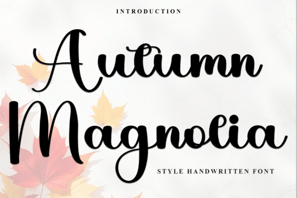 Autumn Magnolia Typeface: Elevating Handmade Brand Identity