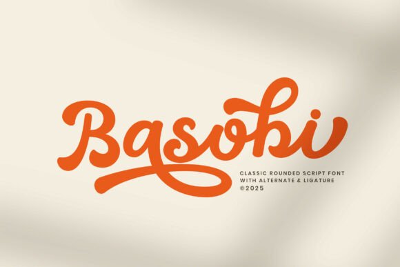 Basobi: A Playful Script Font for Warm, Polished Branding