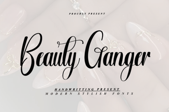 Beauty Ganger: The Elegant Script Font for Handmade Branding