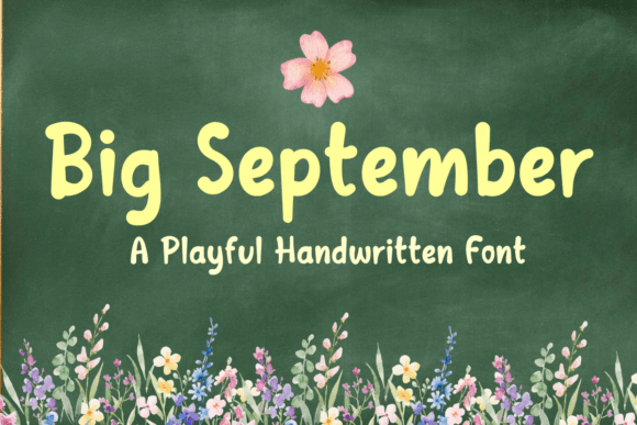 Big September: The Friendly Typeface for Small Business Branding
