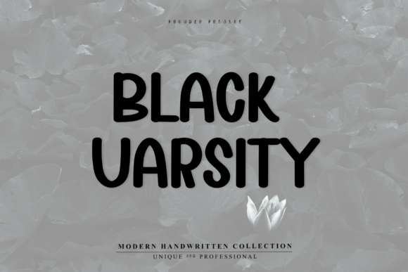 Black Varsity: The Minimal Typeface for Clean Editorial Design