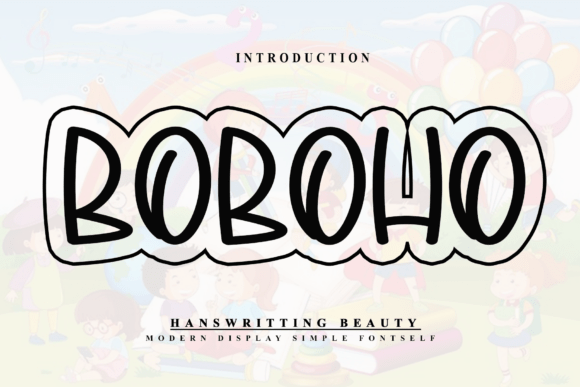 Boboho: A Handwritten Typeface for Authentic Craft Branding