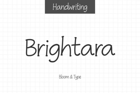 Brightara: The Handwritten Typeface for Authentic Branding