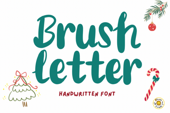Brush Letter: The Cheerful Handwritten Typeface for Crafters and Sellers
