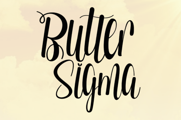 Butter Sigma: The Script Typeface That Transformed My Brand Identity