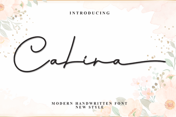 Calina: A Modern Handwritten Font for Elegant Branding