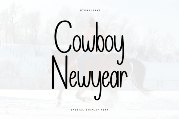 Cowboy Newyear: A Cheerful Display Typeface for Bold Branding