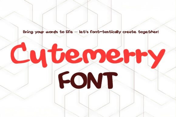 Cutemerry Typeface Review: Warmth for Your Brand Identity