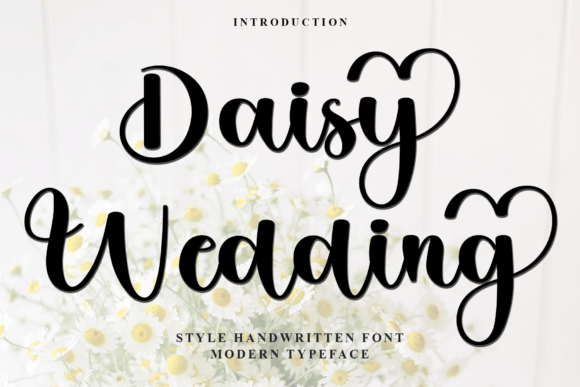 Daisy Wedding Typeface: A Soft Script for Elegant Digital Branding