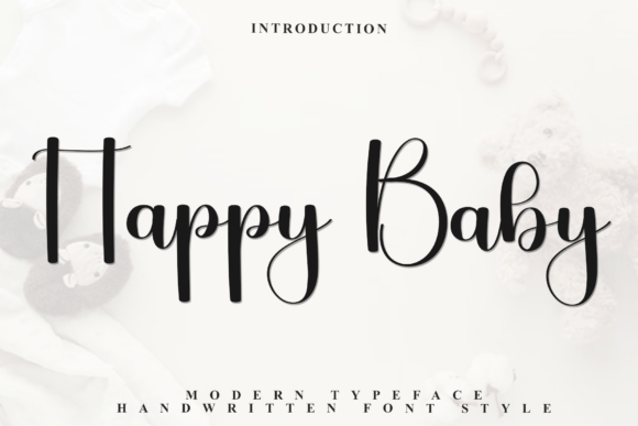 Happy Baby Font: A Soft, Unique Typeface for Handmade Brands