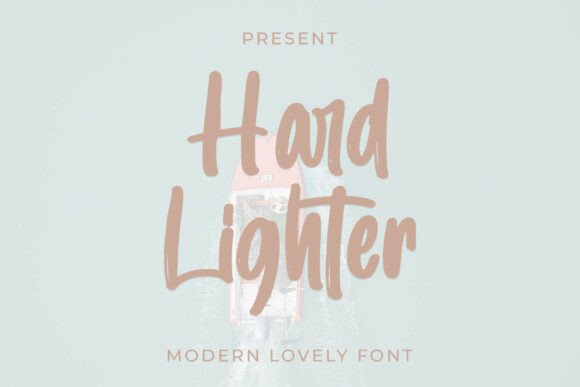Hard Lighter: A Vintage Script Font for Authentic Brand Identity