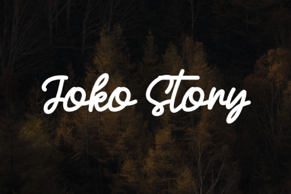 Joko Story: A Playful Script Font for Engaging Social Campaigns