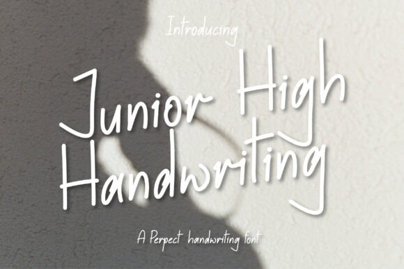 Junior High Handwriting: The Script Font for Scroll-Stopping Social Graphics