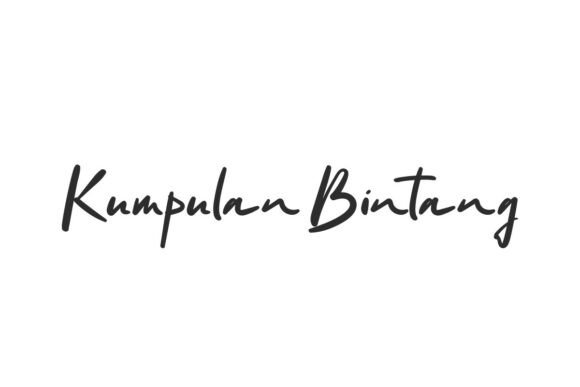 Kumpulan Bintang: The Bold Signature Typeface for Handmade Branding