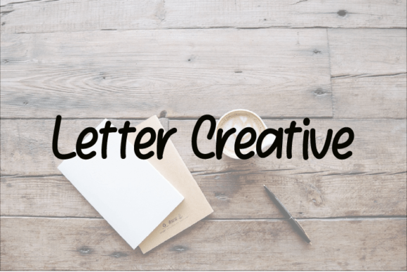 Letter Creative: A Handwritten Typeface for Modern Editorial Design