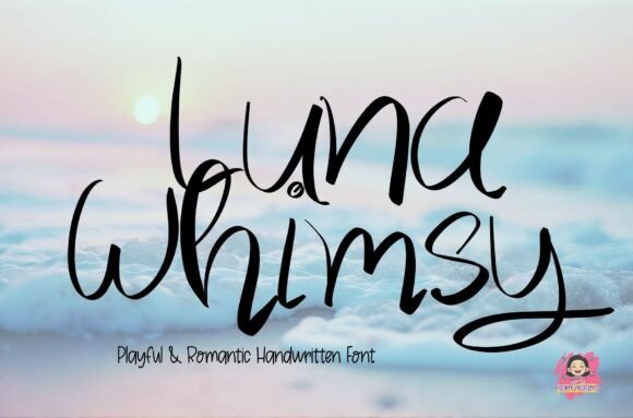 Luna Whimsy: A Handwritten Typeface for Modern Brand Identity