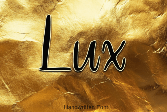 Lux Typeface Review: A Sleek Handwritten Font for Premium Branding