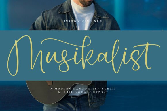 Musikalist: The Script Font for Scroll-Stopping Brand Visuals