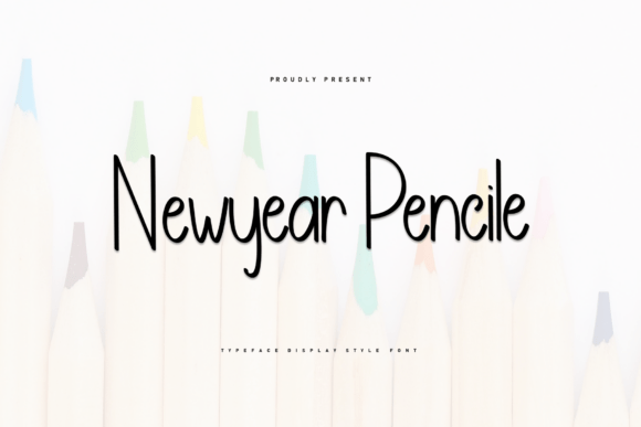 Newyear Pencile: A Handwritten Typeface for Charming Brand Identity