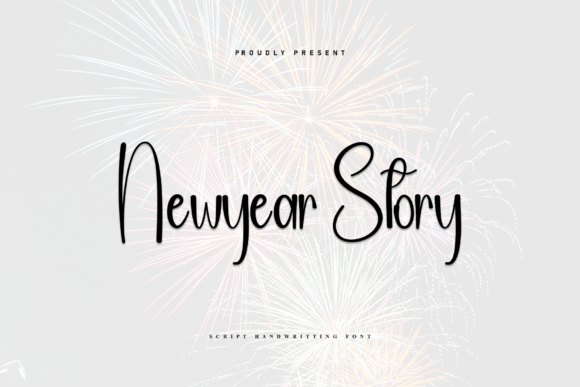 Newyear Story: A Handwritten Typeface for Warm Digital Branding