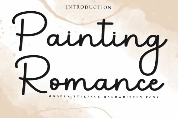 Painting Romance: A Creative Typeface for Brand Identity