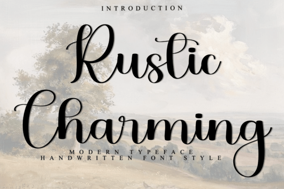 Rustic Charming: A Festive Typeface for Editorial Design