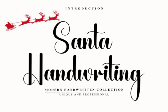 Santa Handwriting: A Modern Script for Polished Brand Identity