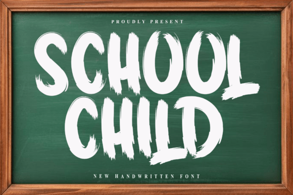 School Child: A Minimal and Neat Typeface for Clean Brand Identity