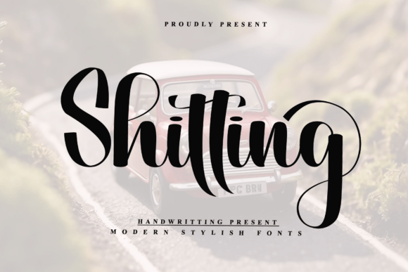 Shitting: A Modern Script Font for Brand Consistency
