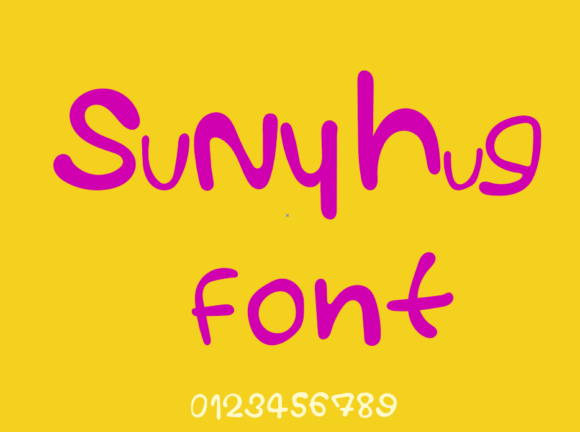 Suny Hug Font: A Cozy Handwritten Typeface for Warm Brand Identities