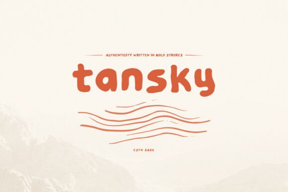 Tansky: The Bold Handwritten Typeface for Scroll-Stopping Campaigns