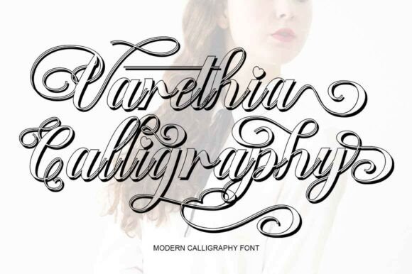 Varethia Calligraphy: Elevating Editorial Design with Modern Script