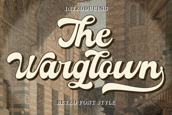 Warglown: The Bold Retro Typeface for Scroll-Stopping Campaigns