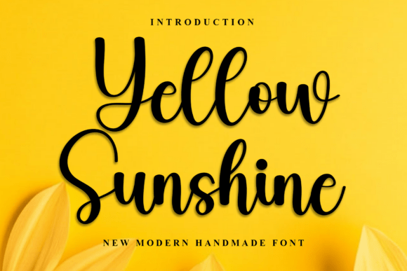 Why Yellow Sunshine Is the Perfect Font for Festive Branding