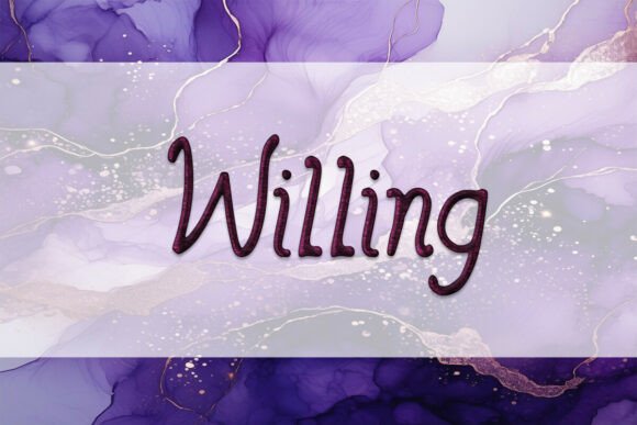 Willing Typeface: Elevating Editorial Design with Graceful Script Typography